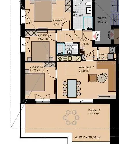 Apartmán 2170 - Gode Stroem Quartiere 